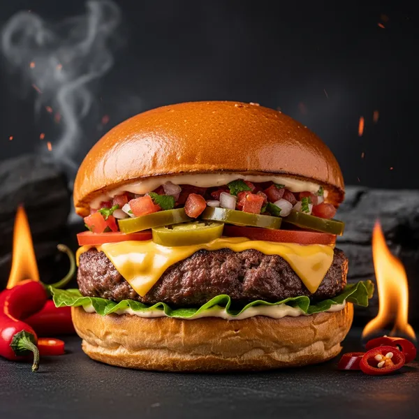 Hamburguesa LA PICANTONA